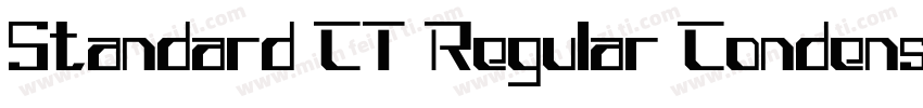 Standard CT Regular Condensed字体转换